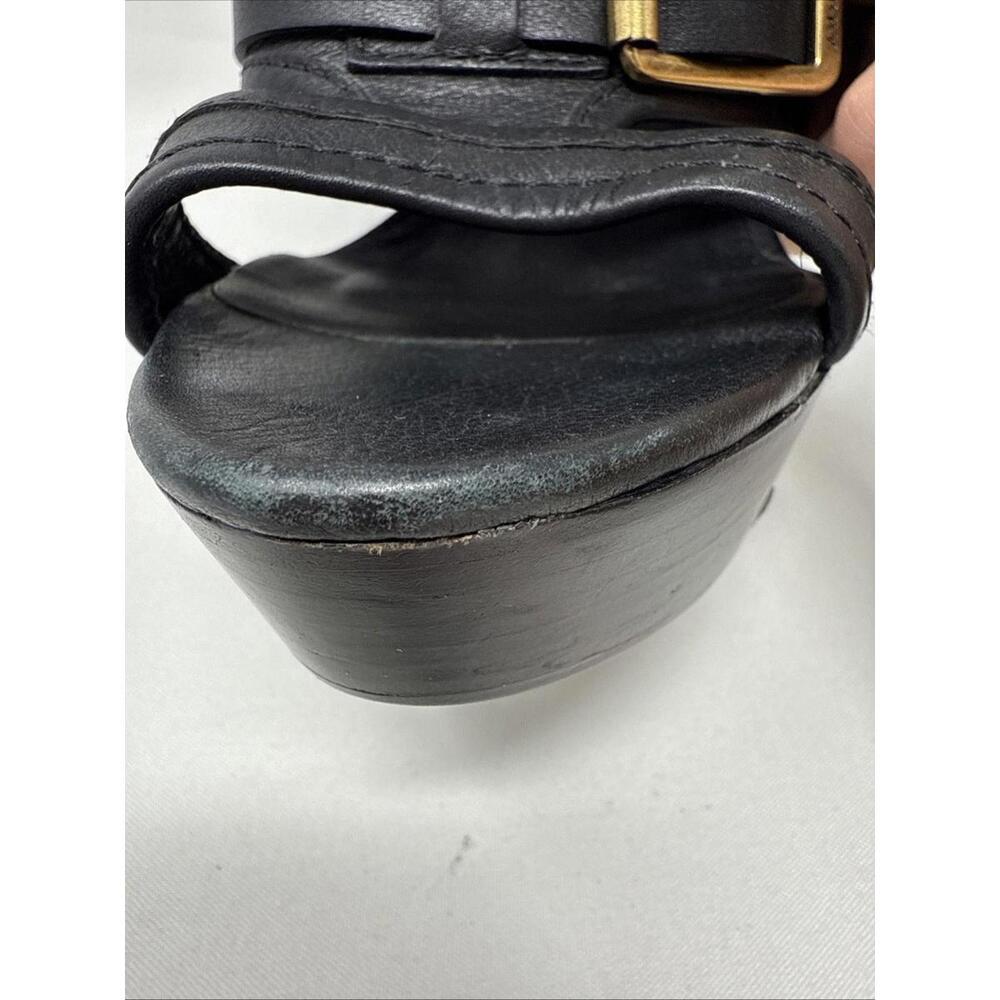New Burberry Strappy Leather Heels Sandals 39 - Picture 7 of 16